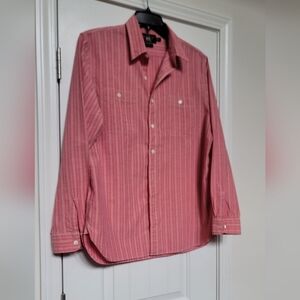 Double RL Work Shirt Sz-L Salmon